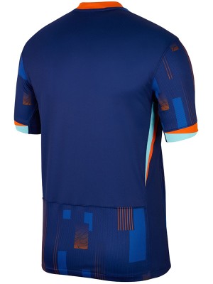 Nethlands maillot extérieur uniforme de football deuxième kit de football pour hommes hauts chemise de sport 2024